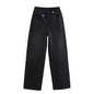 HH 2025 Summer Women's Fashionable Straight Jeans High Waist Vintage Zipper Women's Casual Jeans Commuting Streetwear Y2K