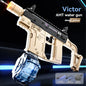 Large Capacity Victor Electric Water Gun Toy, Absorb Water Automatic Continuous Shooting, With Lights, Summer Beach Pool Gift