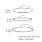 1/2/3pcs Chain Bracelet for, Stainless Steel Twisted Rope Cuban Chain