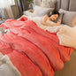 Sherpa Blanket Twin Warm Bed Blanket for Winter Cozy Soft Fuzzy Couch Throw Flannel Fleece/Wool Like Reversible Plush Blanket