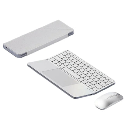 Bluetooth 5.3 Wireless Bluetooth Keyboard Portable Detachable Foldable Keyboard Universal Compact Rechargeable Keyboard Travel