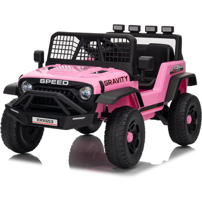 12V Kids Ride on Truck Car W/parent Remote Control, 3 Speeds