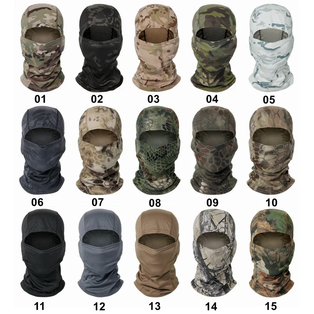 Camouflage Balaclava Full Face CS Mask Ski Cycling Hunting Head Neck