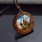 Horse Necklaces White Brown Horse Galloping Glass Dome Vintage Wooden Pendant Rope Chains Necklace Women Men Goth Jewelry Gift