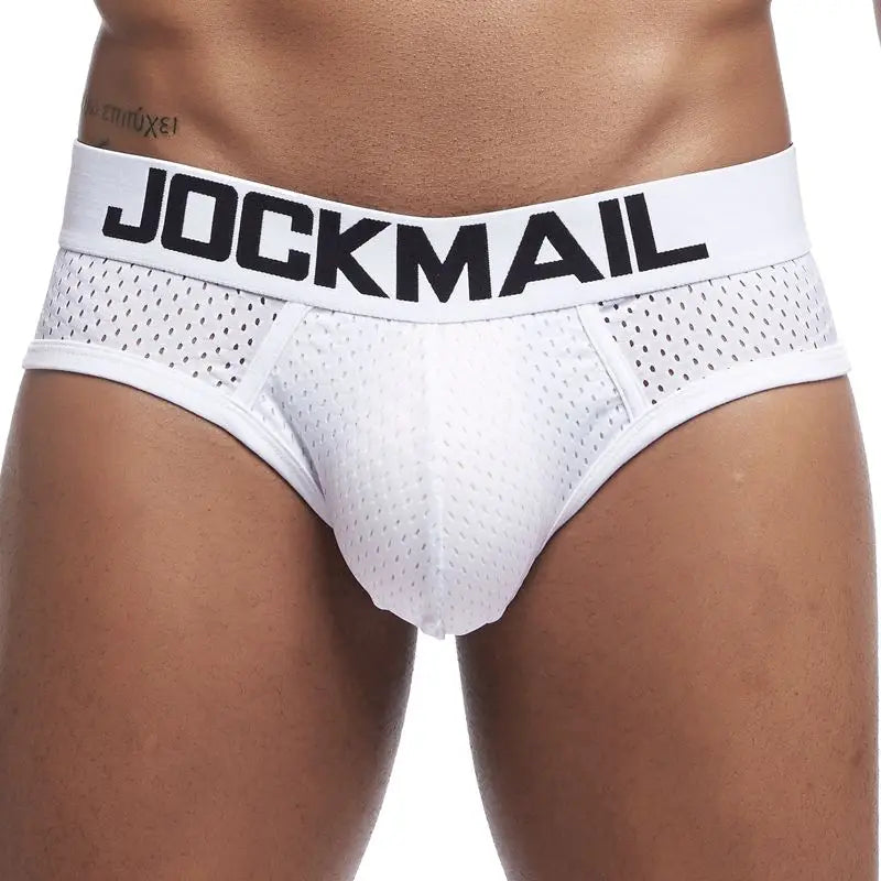 4pcs/lot Hollow Breathable Mens Slip Bikini Jockstrap Briefs Mens Panties Sexy Gay Men Underwear Sissy Sexy Men Brief Underpants