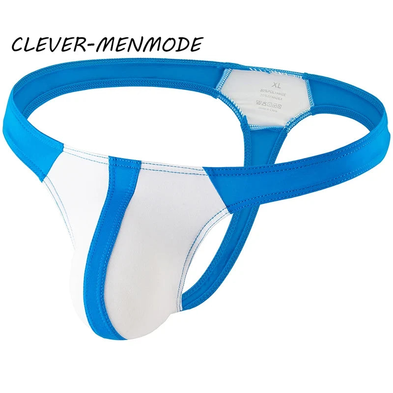 Men Jockstrap T Back G String Thong Men's Fetish Bikini Seamless Lingerie Sexy Ultra Thin Straps Panties Penis Bag Underpants
