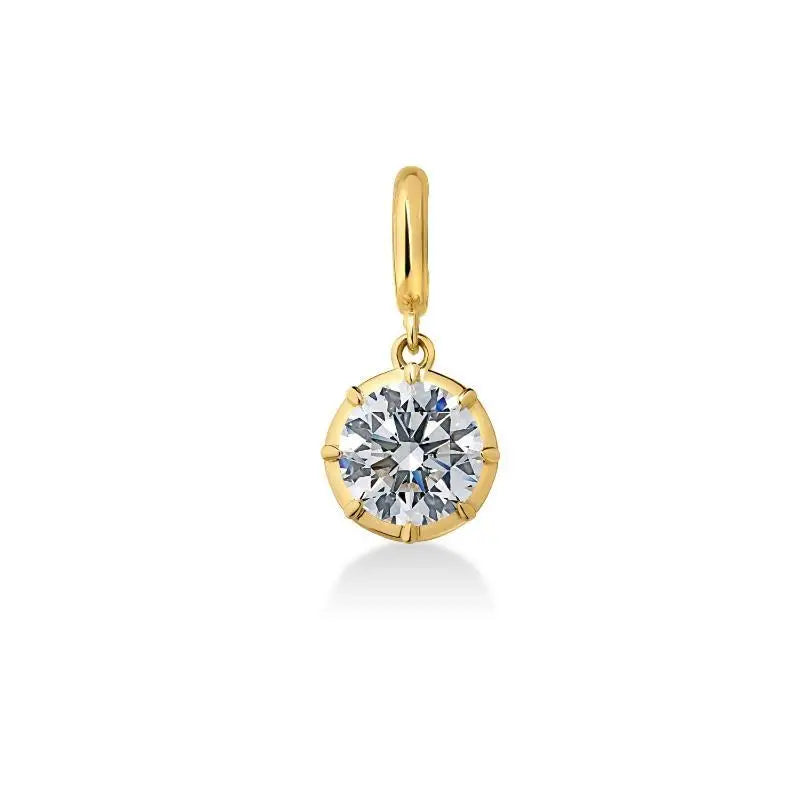 Minimalist Women's Geometric White Zircon Necklace Thin Bead Chain Pendant Non-fading for Casual Wear Birthday Gift