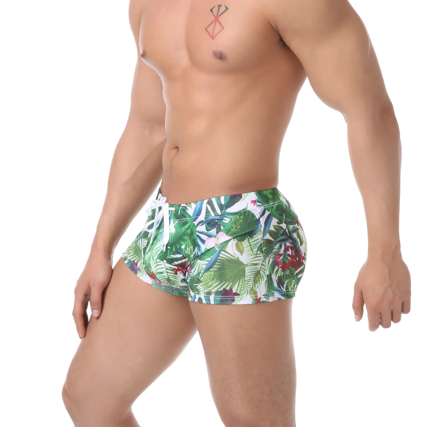 Swim Boxers Men Swimwear Low Waist Sexy Swimsuit Swimming Shorts Trunks Bathing Suit Hot Sell Sunga hombre Beachwear