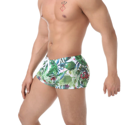 Swim Boxers Men Swimwear Low Waist Sexy Swimsuit Swimming Shorts Trunks Bathing Suit Hot Sell Sunga hombre Beachwear