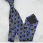 Fashion 8CM Wdith Elegant Neckties Vintage Retro Flower Printed Ties For Adult Mens Casual Daily Neckwear Wedding Party Cravate