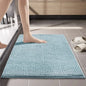 Chenille Bath Mats Encrypted Thickened Short Plush Strong Water-absorbent Non-slip Bathroom Rug Carpet Quick-drying Foot Mat