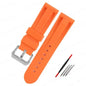 TicWatch Pro 5, Pro 3 & E3 Recessed-Panel Silicone Band