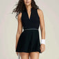 Women's Sleeveless Tennis Dress with Built-in Bra