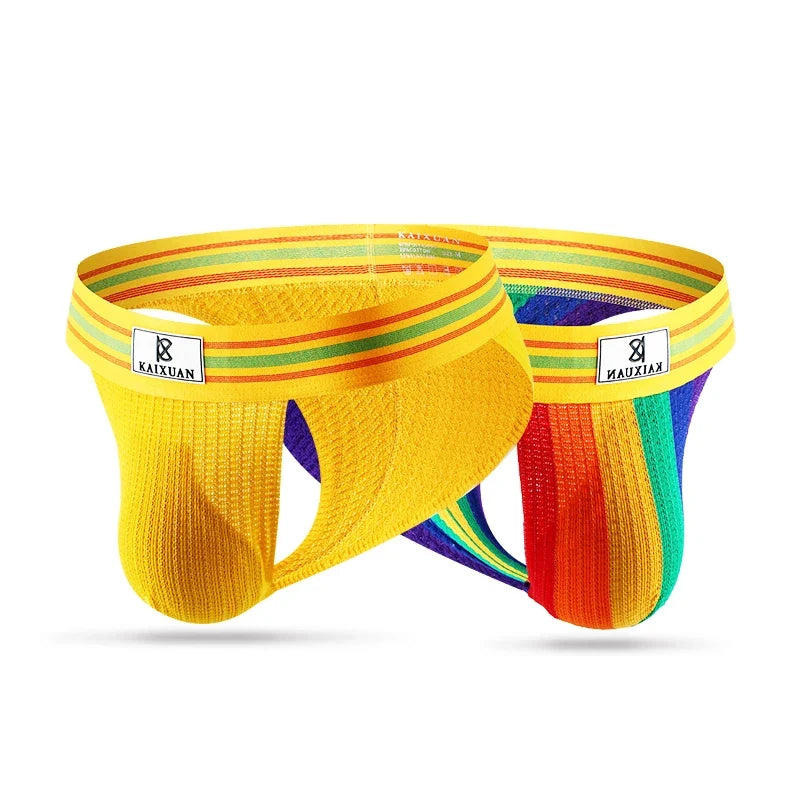 Men's Underwear Sexy Briefs Jockstrap Pouch Cuecas Panties Breathable Underpants Gay Slip Homme