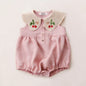0-2y Baby Girls Clothes Cotton Linen Sleeveless Infant Girl Rompers