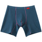 Mens Long Legs Boxer Briefs Breathable Pouch Trunks Casual Underwear Men Stretch Shorts