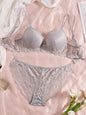 Single of Women's Underwear Set Sexy Lace Patchwork with Push Up Bra Romantic Sheer Women's Panties
