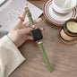 Apple Watch Slim Leather Band with Decorative Connectors