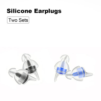 Ear Plugs High Fidelity Concert - Ear Protection for Concerts, Musicians Reusable/Hypoallergenic Earplugs - Noise Reduction