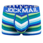Underwear Men Boxers Shorts Cotton Breathable Cuecas Masculinas Calzoncillos Hombre Slips Underpants Rainbow Stripes Night Wear