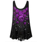 Plus Size Women's Lace Patchwork Sleeveless Vest