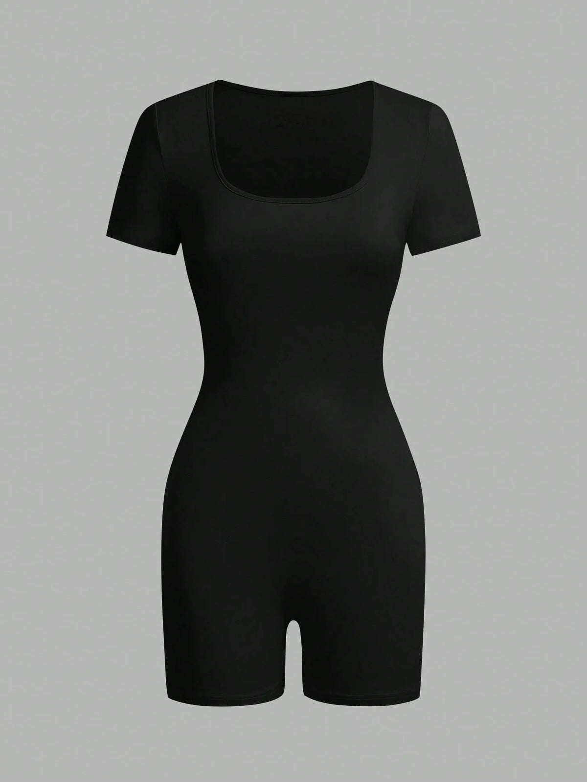 American short-sleeved outdoor and sports clothing, yoga integrated sports suit, women's fitness stretchy tight-fitting clothes