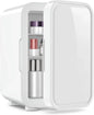 Mini Fridge, 6 Liter/8 Can 110V AC/DC Portable Thermoelectric Cooler Refrigerators for Bedroom