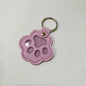 Dog Hair Collector Keychain Leather Pet Memorial Keepsake for Dogs and Cats, Fur Storage Pendant Charm Gift Keychain