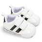 Infant Pre-Walker Shoes Baby Shoes 0-1Year Striped Casual Sports Shoes Rubber Sole for Boys Girls Spring Autumn