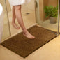 Soft Floor Carpet Non-slip Bathing Room Rug Water Absorption Shaggy Kitchen Rug Door Way Feet Mat Dirt Barrier Cushion Mat Rug