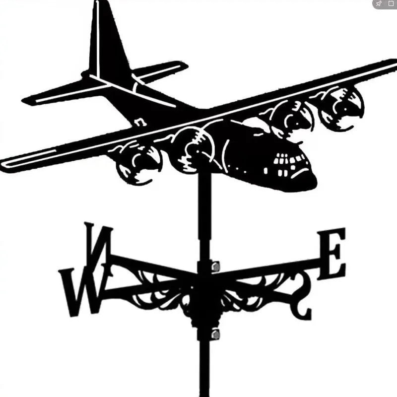 Metal Weathervane,Witch Iron Weather Vane,Sea Rover Wind Direction Indicator,Garden Decoration,Outdoor Roof Decoration,Gardening