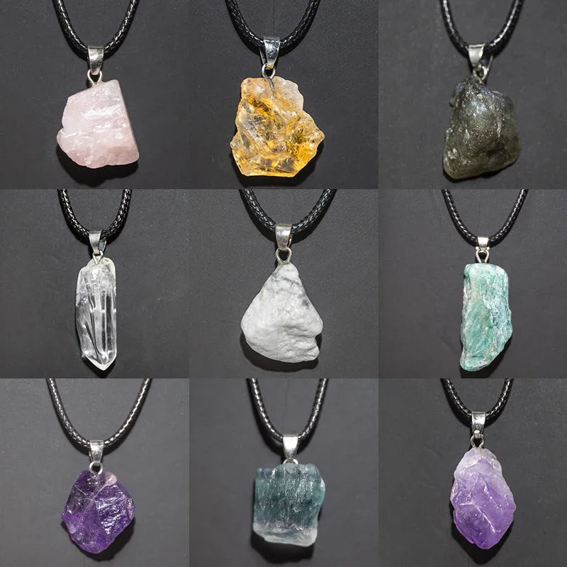 Natural Rough Stone Necklace