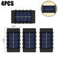 10 LED Solar Wall Lamp Outdoor Waterproof Solar Powered Light UP and