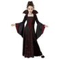 Kids Vampire Costume Gothic Halloween Dress with Accessories