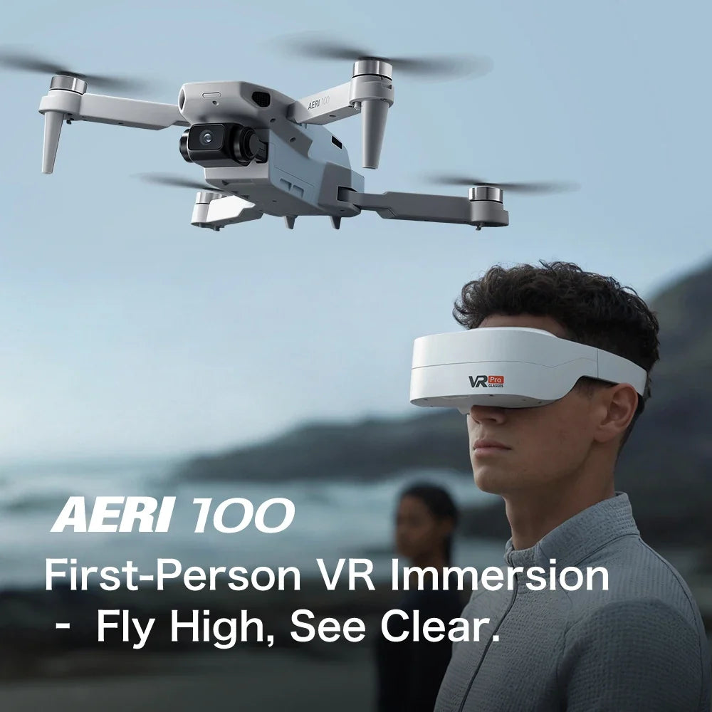 Lenovo Aeri100VR 8K HD Camera Drone With Screen Remote Control Professional Foldable RC Quadcopter Outdoor Aerial Drone