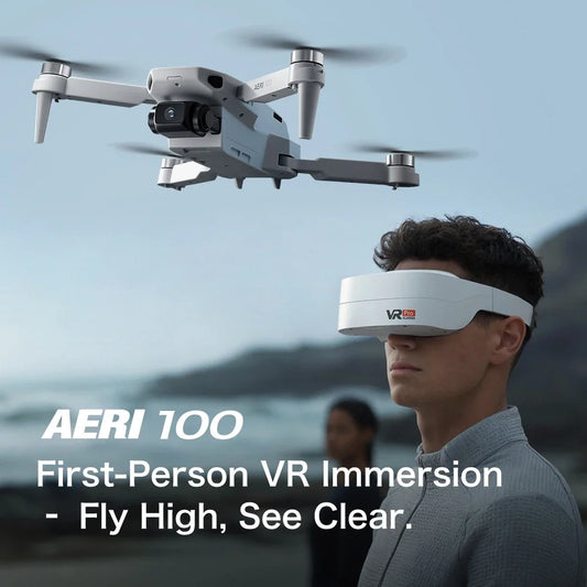 Lenovo Aeri100VR 8K HD Camera Drone With Screen Remote Control Professional Foldable RC Quadcopter Outdoor Aerial Drone