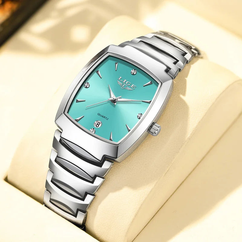 Women's Tonneau Date Quartz Bracelet Watch