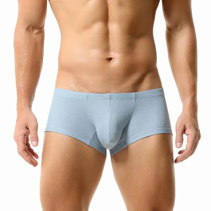 TAUWELL New Men's Boxers Mesh Breathable Sexy Underwear Boxershorts Low Waist Underpants Male Panties Boxer