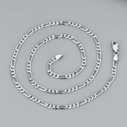 4mm 925 Sterling Silver Necklace Pressed flower Shining