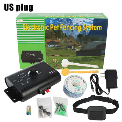 Waterproof Electronic Pet Fence System Containment Dog Training Collar Electric Dog Fence Pet Accessories Sound Shocked Collar