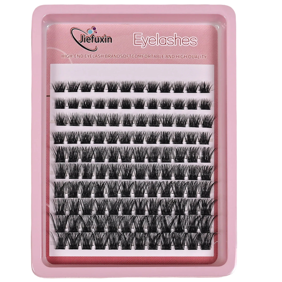 120pcs Lash Clusters Wispy Individual Eyelashes 8-16mm D Curl Fluffy Cluster Lashes Natural Look Eyelash Extensions
