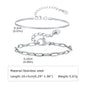 1/2/3pcs Chain Bracelet for, Stainless Steel Twisted Rope Cuban Chain
