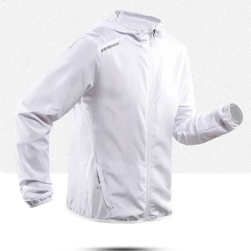 UltraLight Hooded Running Jacket - Windproof & Waterproof
