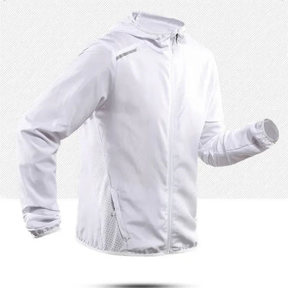 UltraLight Hooded Running Jacket - Windproof & Waterproof