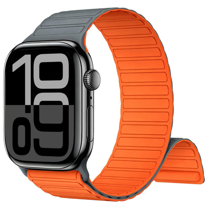 Silicone Strap For Apple Watch 46mm 42mm 49mm Magnetic Band For iWatch Ultra 3 2 Series 12 11 10 9 8 7 6 5 SE Bracelet Correa