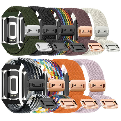 Fitbit Charge 5 & 6 Braided Nylon Band - Magnetic Clasp Strap