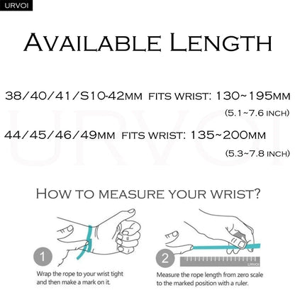 URVOI Stratos Band for Apple Watch Ultra 3 2 Series 11 10 9 8 SE3 Titanium Silicone Strap Magnet Clasp Bracelet DLC Coating 49mm