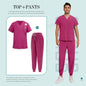 Unisex Nurse Scrubs Suit - Top & Pants
