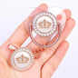 Baby Shower Gifts Baby Pacifier Rhinestone Pacifier Clips Princess