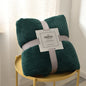 Fluffy Coral Velvet Blanket Flannel Plush Comfortable Thickened and Warm Soft Sofa Throw Blanket for Air-Conditioned Room Luxury